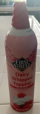 First street original grade a dairy whipped topping