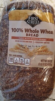 First Street 100% Whole Wheat Bread