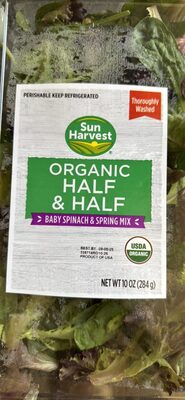 Organic Half & Half Baby Spinach & Spring Mix