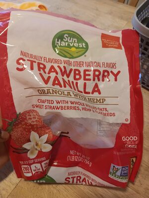 Strawberry & Vanilla Granola With Hemp