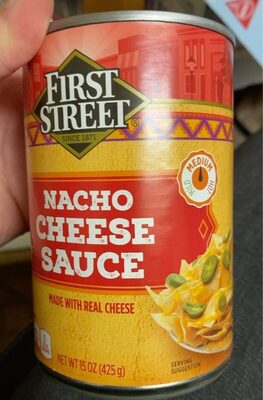 nacho cheese sauce front packaging