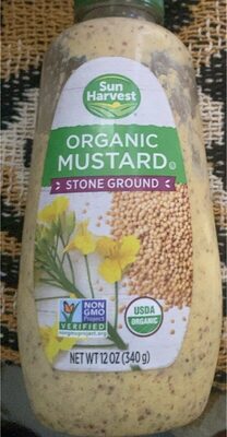 Organic Stone Ground Musard front packaging