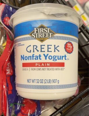 Greek nonfat yogurt