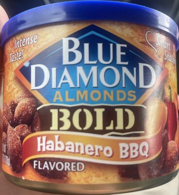 Habanero BBQ Flavored Almonds front packaging