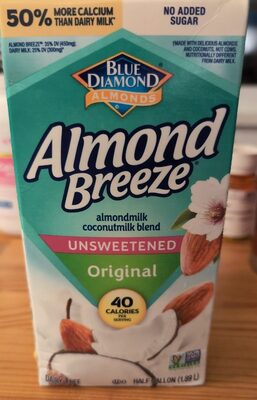Almond Breeze Almondmilk Coconutmilk Blend Unsweetened Original Chilled