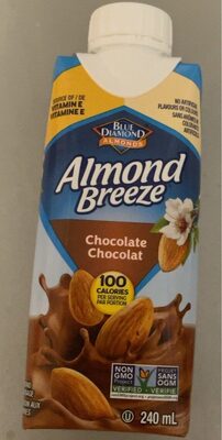 Almond Breeze Almondmilk Chocolate/Chocolat Aseptic front packaging