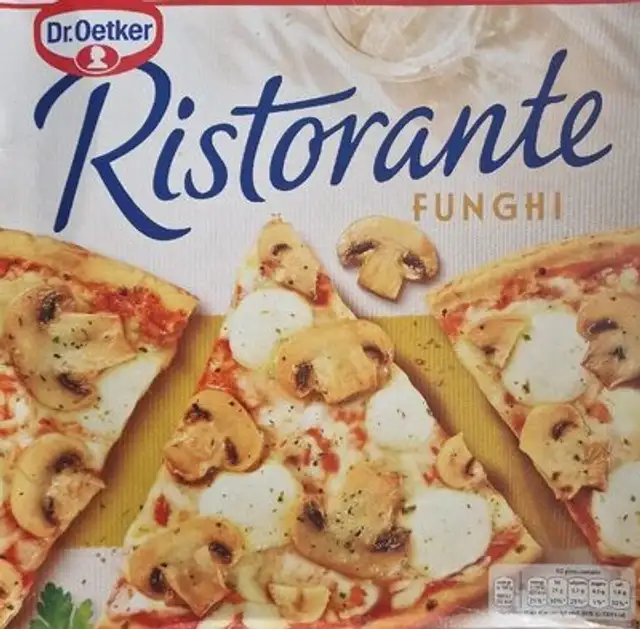 Ristorante Funghi Pizza front packaging