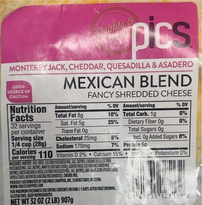 Mexican Blend Shredded Cheese