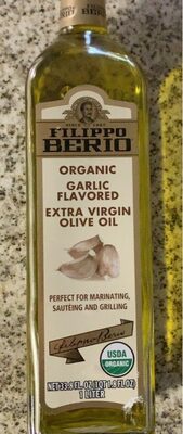 Organic Garlic Flavored Extra Virgin Oil