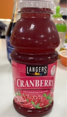 Langers Cranberry Juice front packaging