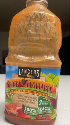 Spicy Vegetable Juice with Serrano