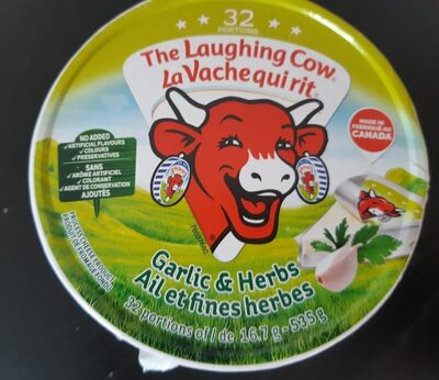 La vache qui rit ai et fines herbes front packaging