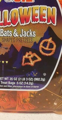 Bat and Jack Shaped Pretzels