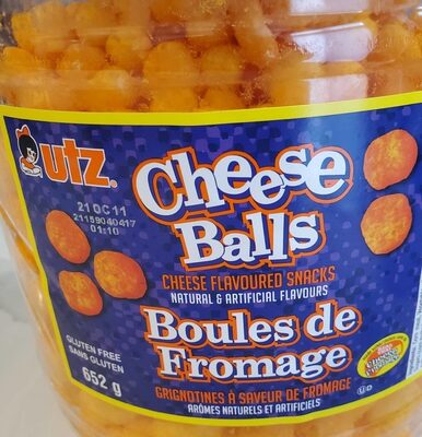 Cheese balls front packaging