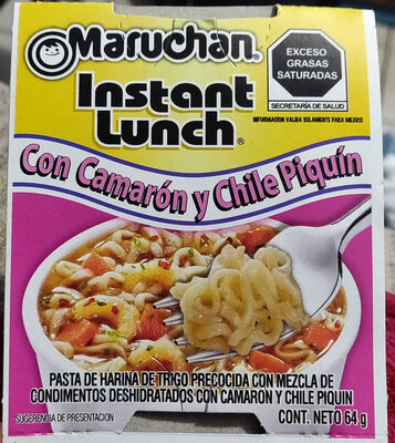Instant Lunch Con Camarón y Chile Piquín