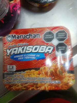 Yakisoba carne teriyaki front packaging