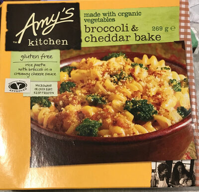Broccoli and cheddar bake front packaging