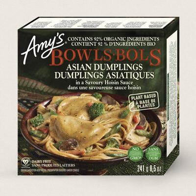 Asian Dumplings front packaging