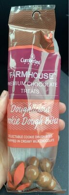 Doughlicious cookie dough bites front packaging
