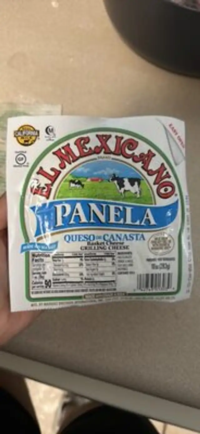 Panela Queso de Canasta Basket Cheese Grilling Cheese front packaging