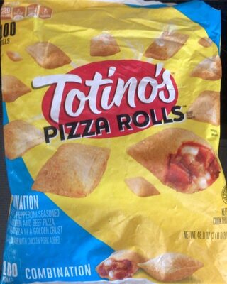 Pizza rolls front packaging