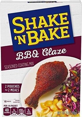 Kraft shake n bake coating mix bbq glaze