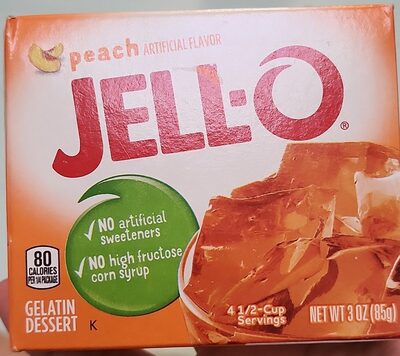 Gelatin Dessert, Peach