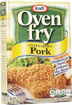 Oven fry extra crispy pork ounces front packaging