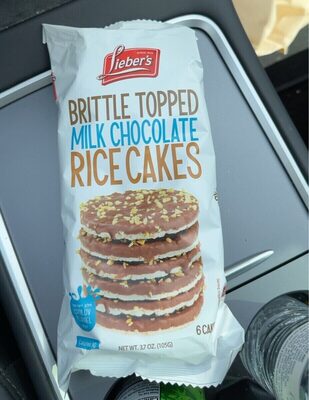 Brittle Toppe Milk Chocolate Rice Cakes