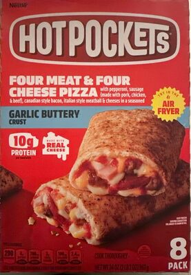 Four Meat & Four Cheese Pizza