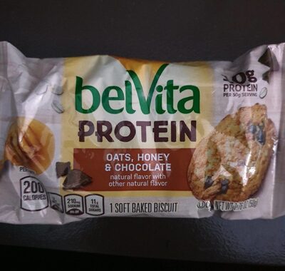 BELVITA PROTEIN BISCUITS Oats Honey & Chocolate 1X1.76 OZ