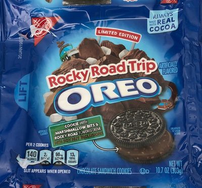 Oreo cookies rocky road trip 1x10.7 oz