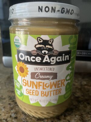 Organic Sunflower Seed Butter