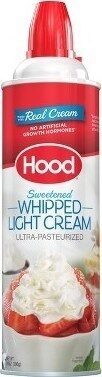 Sweetened Whipped Light Cream, Original