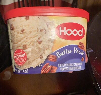 Butter pecan ice cream