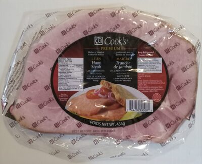 Premium Hickory Smoked Traditional Bone-In Lean Ham Steak