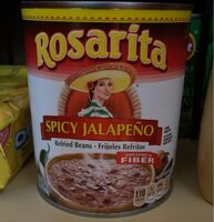 30 Oz Spicy jalapeño refried beans