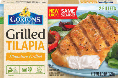 Grilled Tilapia front packaging