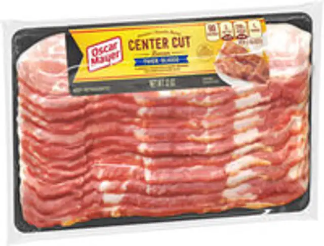 Center cut thick sliced bacon