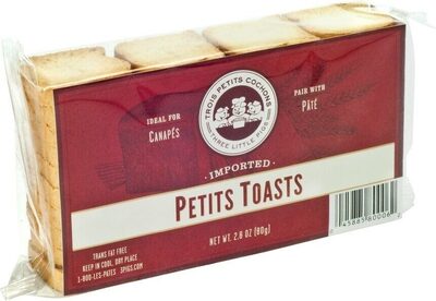 Trois petits cochons petits toasts front packaging