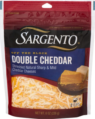 Shredded Natural Sharp & Mild Cheddar Cheese