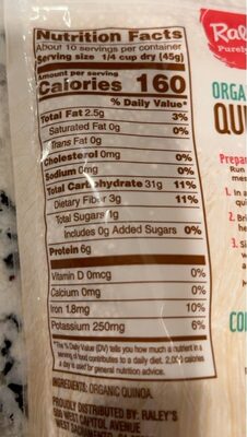 Raley’s Organic Quinoa