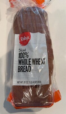 Raleys sliced 100% whole wheat bread
