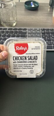 CHICKEN SALAD with CRANBERRIES & WALNUTS