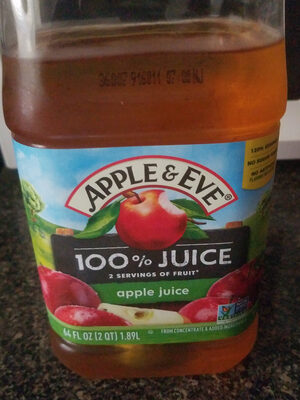 Apple & eve, 100% juice, apple