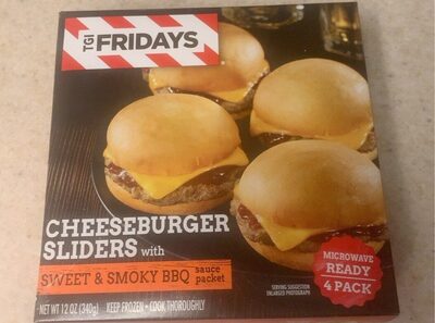 Cheeseburger Sliders With Sweet & Smoky Bbq Sauce front packaging