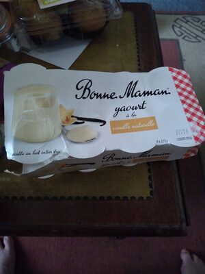 Yaourt à la vanille naturelle front packaging