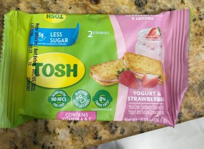 Yogurt & strawberries front packaging