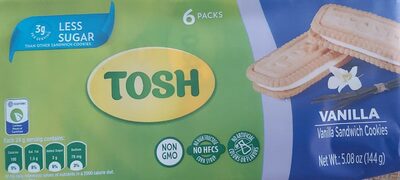 Vanilla sandwich cookies