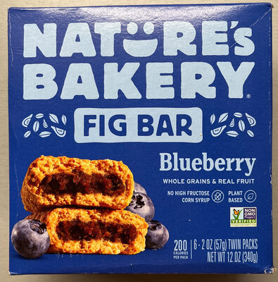 Fig Bar Blueberry front packaging